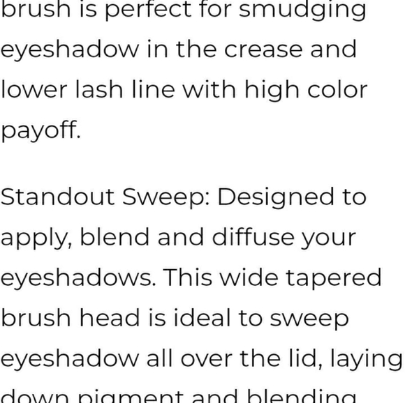 MOTD 5 Pc 'In a Blush' Makeup Brush Set for Eyes - Picture 8 of 9